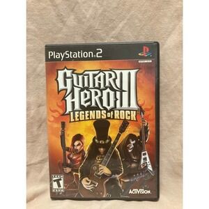 𝅺guitar Hero III: Legends of Rock (Sony PlayStation 2, 2007) CIB